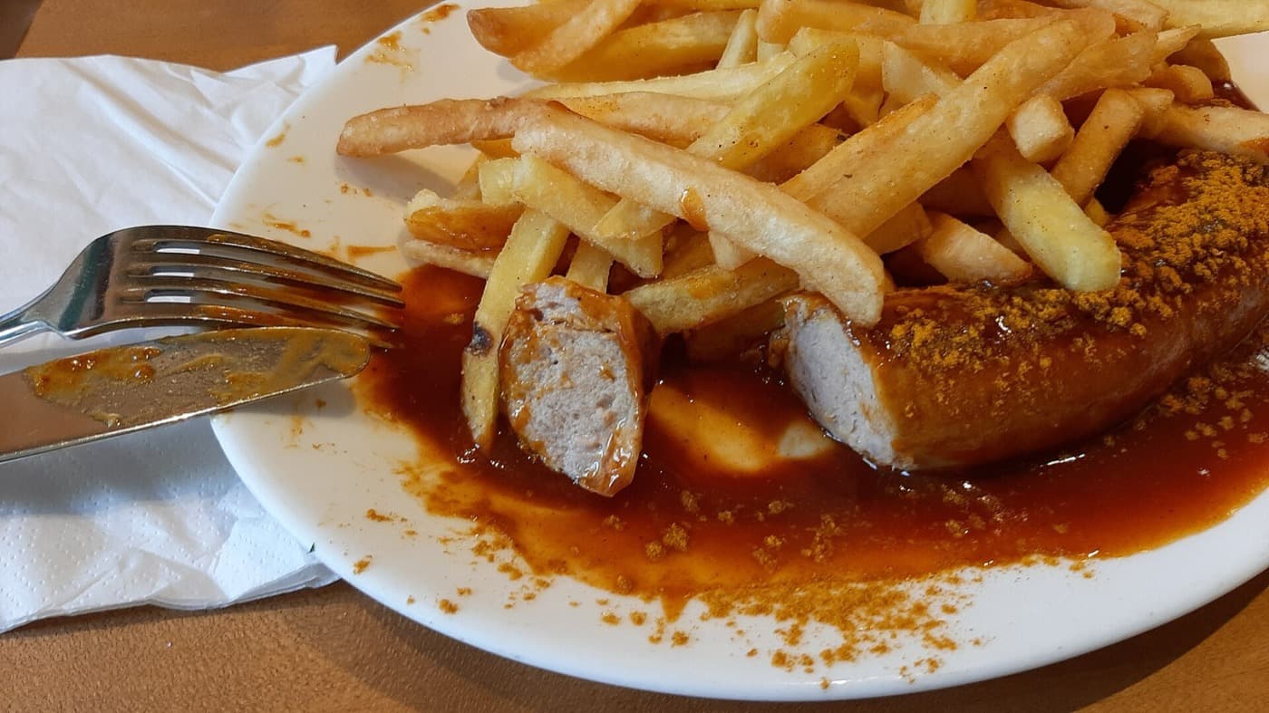 Currywurst-Tacos
