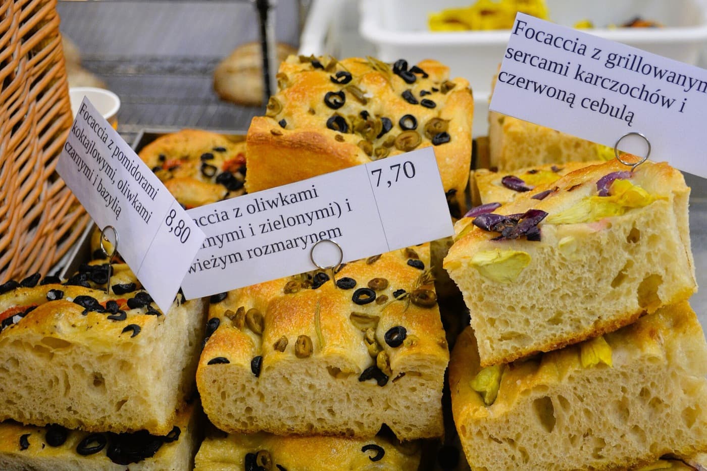 Focaccia mit Rosmarin und Meersalz
