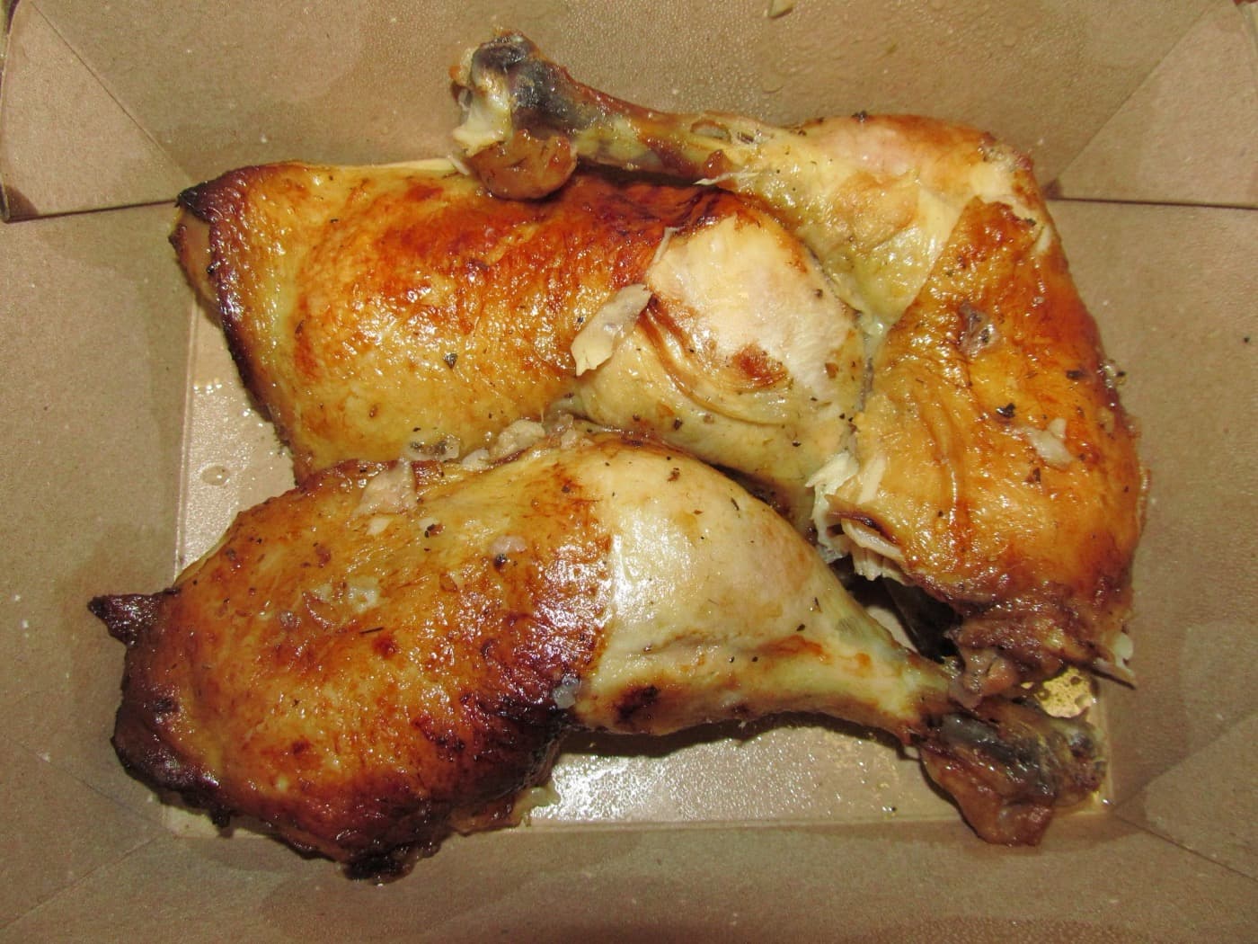 Hähnchenschenkel mit Kartoffeln