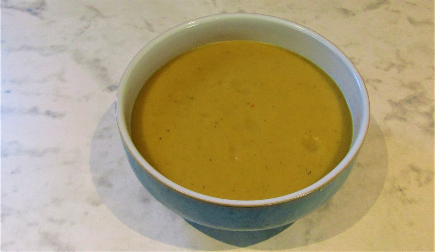 Kürbissuppe mit Ingwer und Kokosmilch