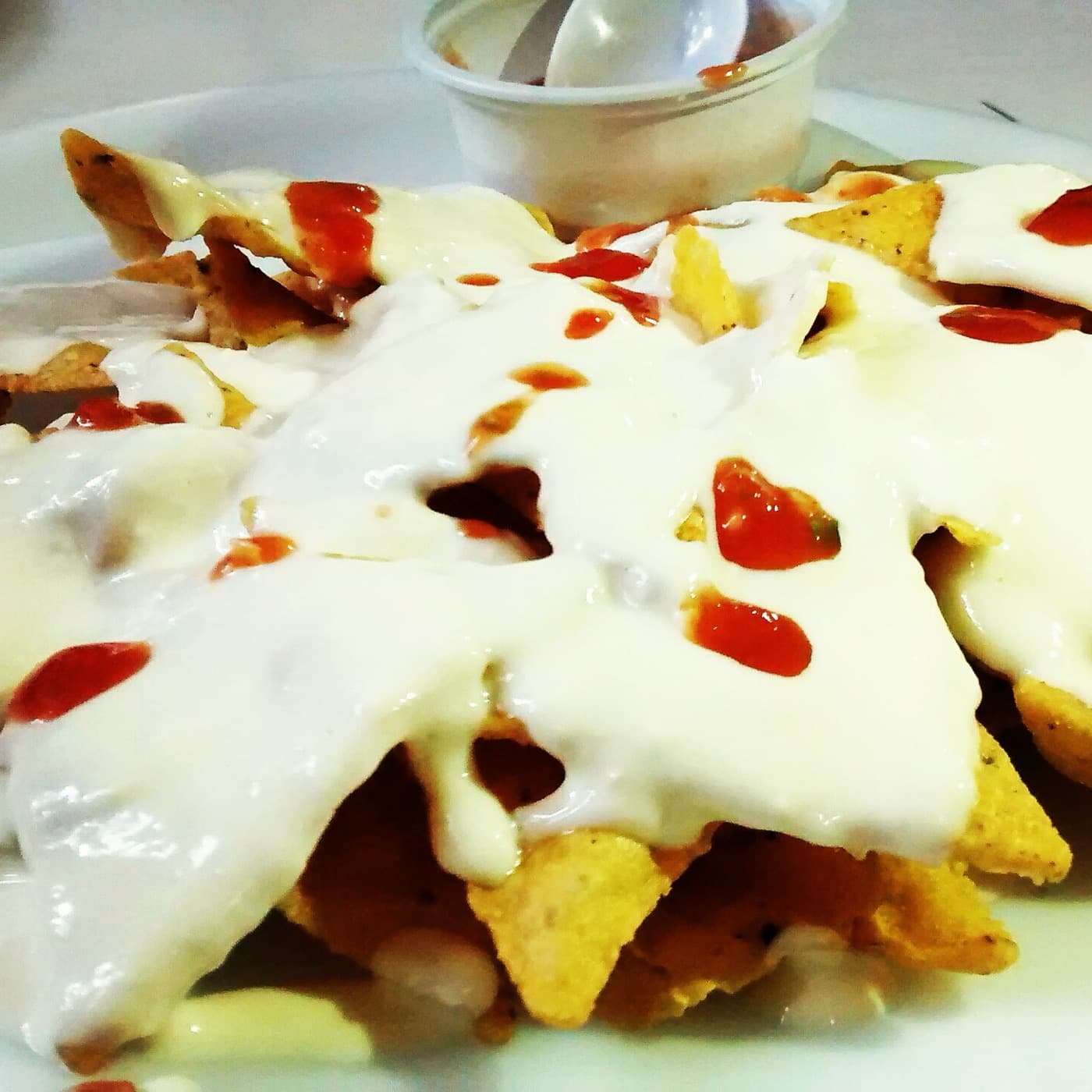 Überbackene Nachos