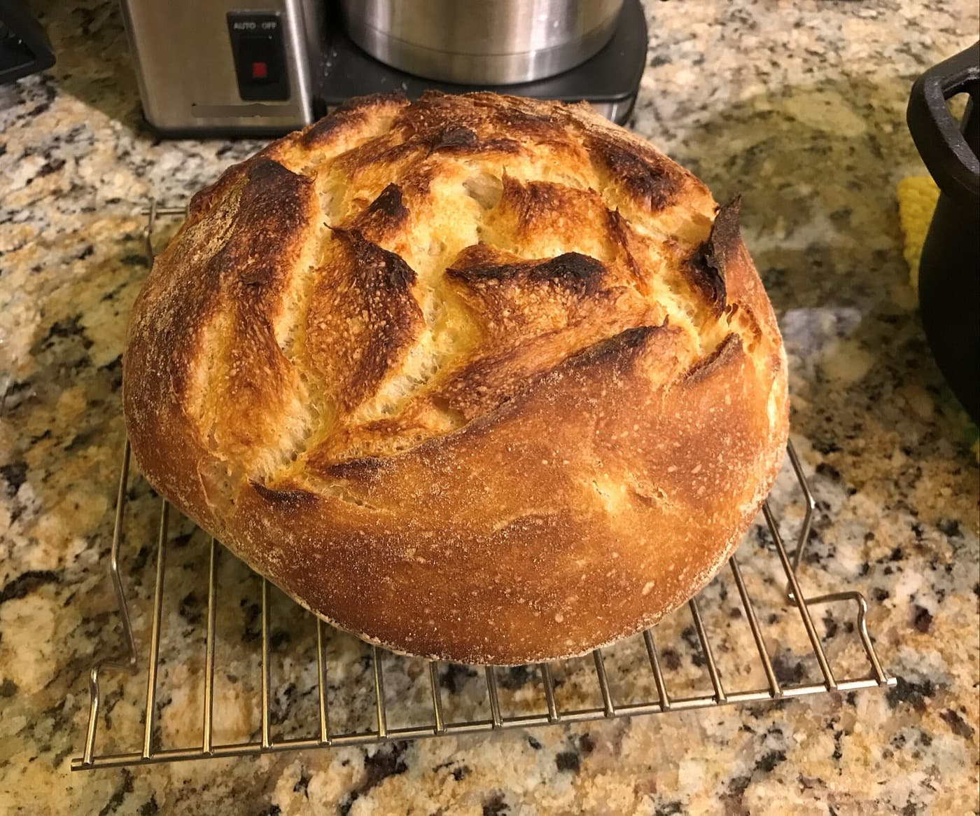 No-Knead-Brot im Topf