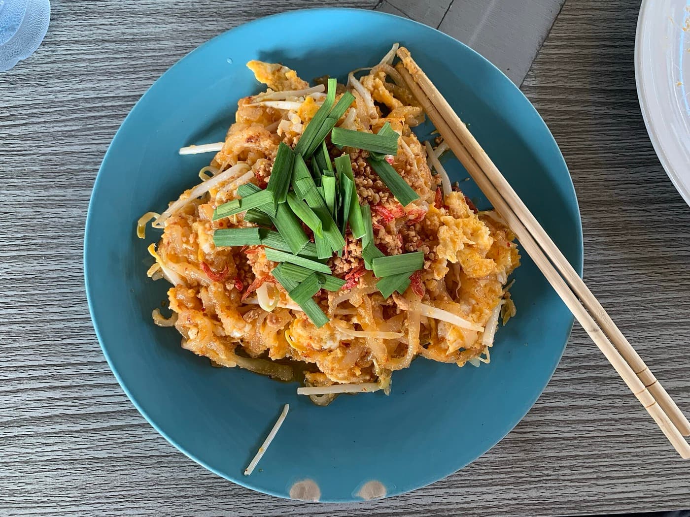 Pad Thai mit Garnelen