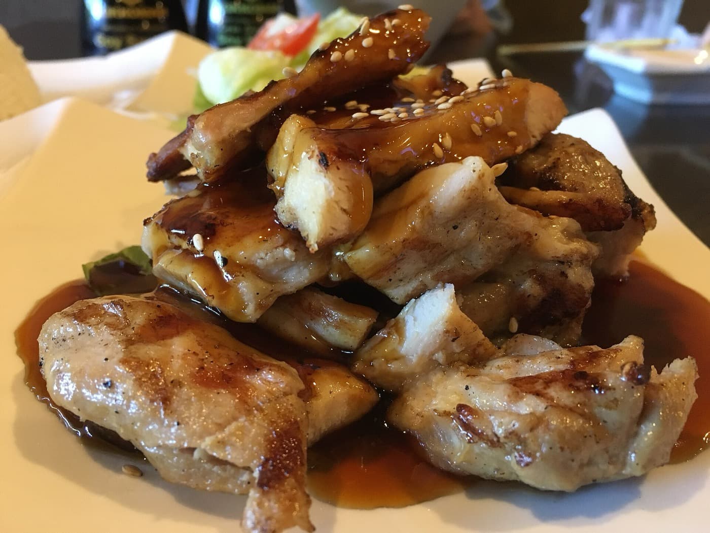 Teriyaki-Hähnchen aus der Pfanne