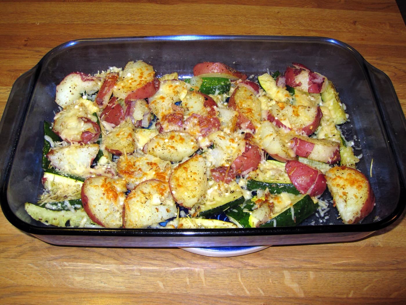 Zucchiniauflauf mit Feta
