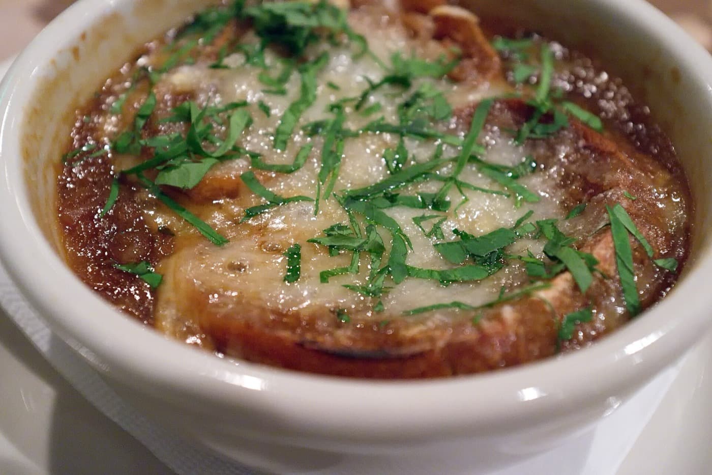 Französische Zwiebelsuppe