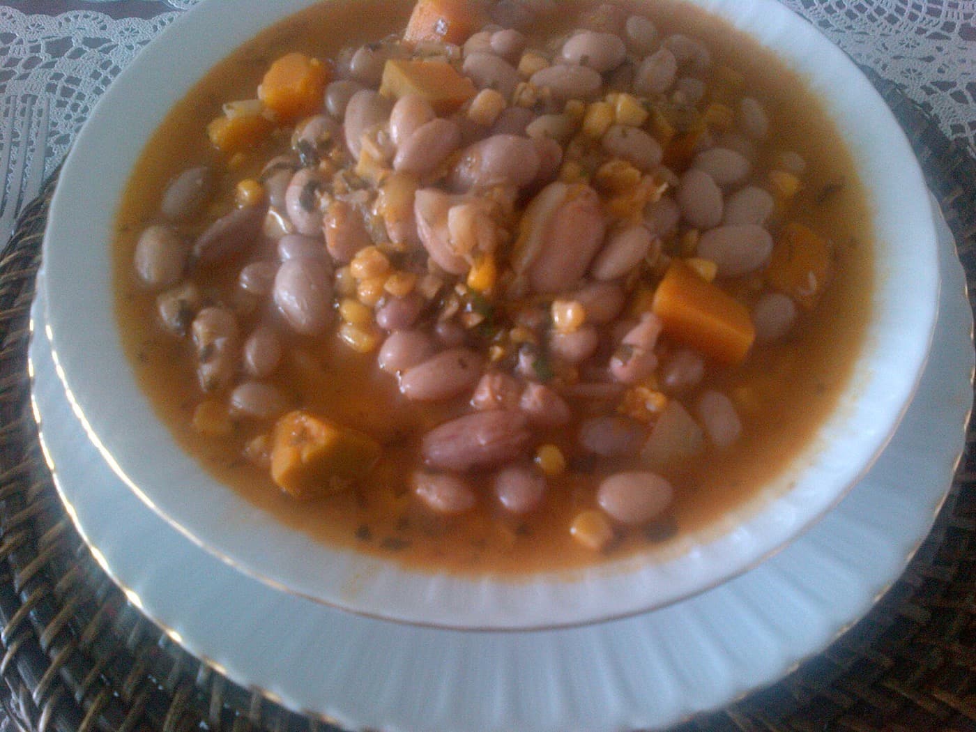 Bohneneintopf mit Bohnenkraut
