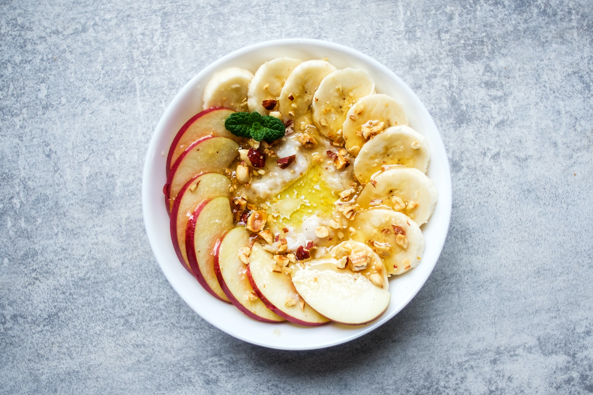 Magerquark mit Banane & Honig